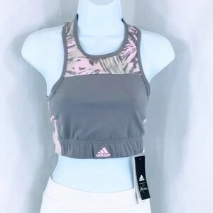Adidas Sports Bra Zoe Saldana Collection Low Impact Racerback Size XS